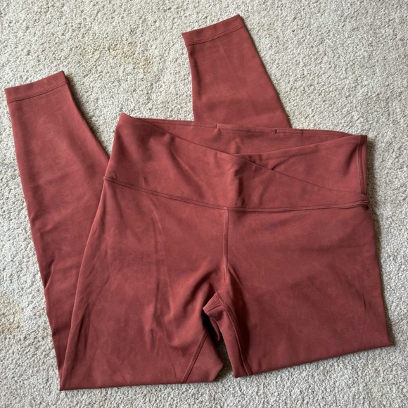 LULULEMON Always On Tight legging size 12 Skywash Rustic Clay Everlux 28” - Picture 1 of 9